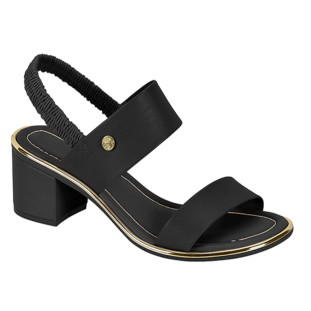Sandália Feminina Salto Baixo Beira Rio 8379.221 - Preto