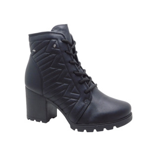 Bota Coturno Salto Médio Feminina Dakota G9602 - Almeria Preto