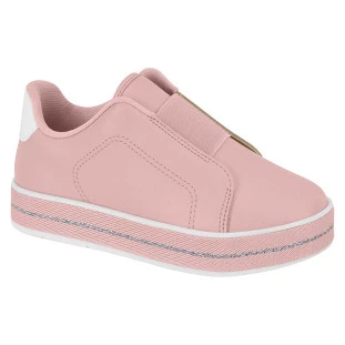Tênis Infantil Calce Fácil  Molekinha 2520.339 - Rosa / Branco