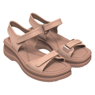 Papete Feminina Salto Baixo Azaleia Vera Soft Therapy 18451 - Marrom Make