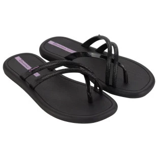 Rasteira Feminina Ipanema Meu Sol 27133 - Preto / Lilás