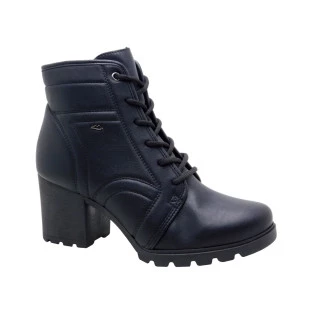 Bota Coturno Salto Médio Feminina Dakota G9601 - Almeria Preto